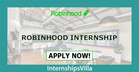 robinhood internship